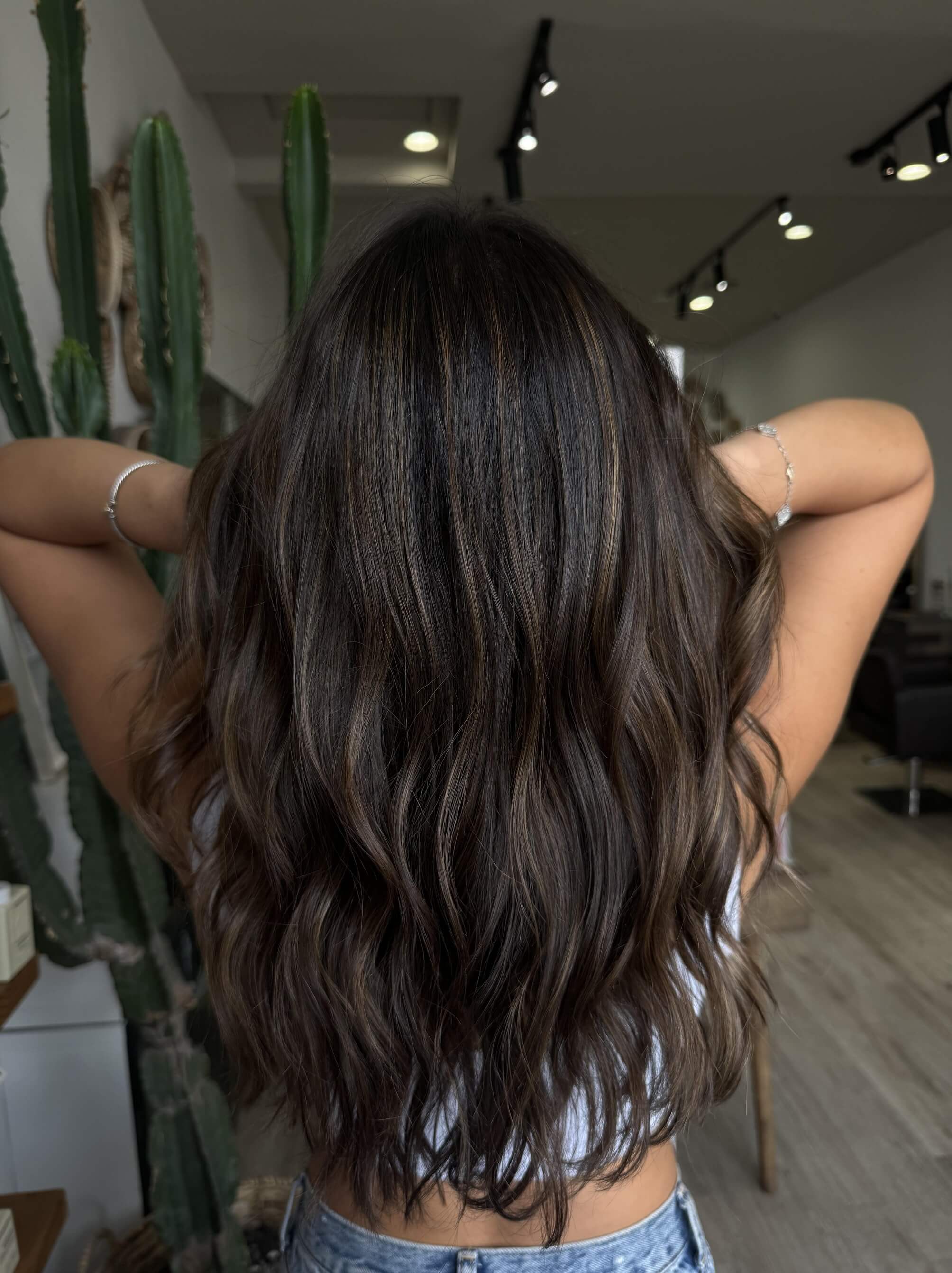 Hair styling by Karina